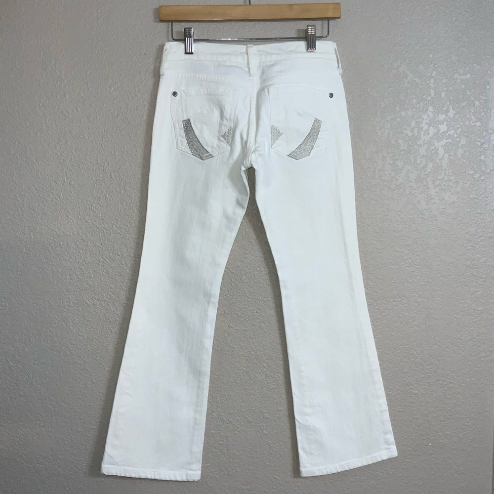 James Cured By Seun White Flared Jeans size 25
